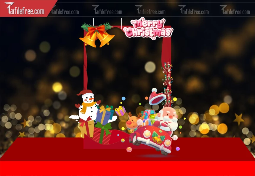 Background GIáng Sinh - Noel - Phông Nền Merry Christmas GS298