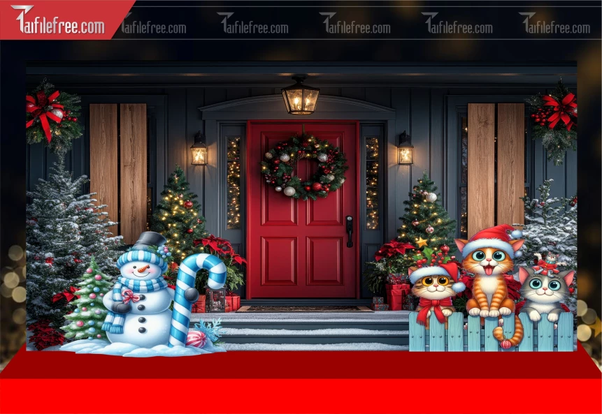 Mẫu Phông Nền GIáng Sinh - Noel - Phông Nền Merry Christmas GS313