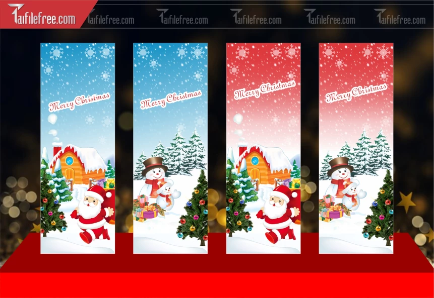 Mẫu Poster GIáng Sinh - Noel - Phông Nền Merry Christmas GS337