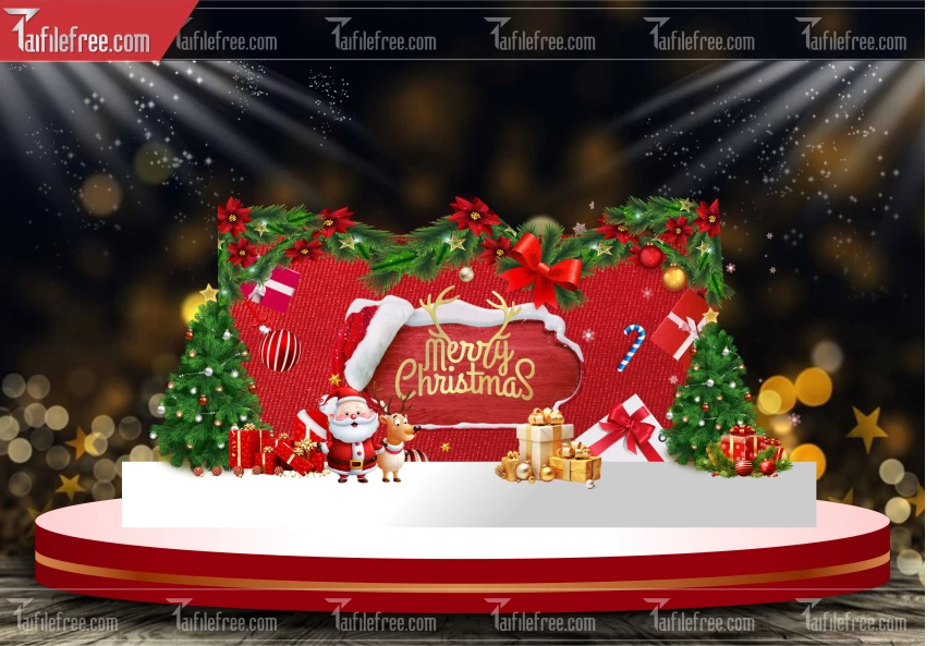 Banner Giáng Sinh - Noel - Backdrop Merry Christmas GS83