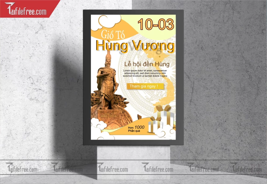 Banner Ngày Giỗ Tổ Hùng Vương GT27