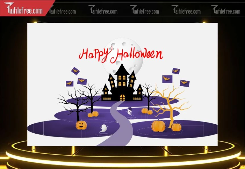 Phông Nền Halloween đẹp, ấn tượng_HLW111