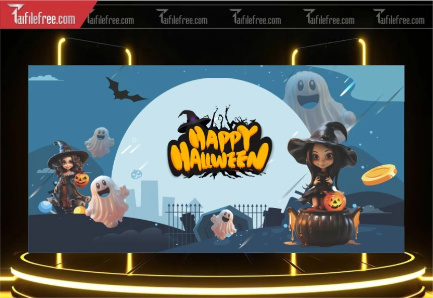 Phông Nền Halloween đẹp, ấn tượng_HLW125