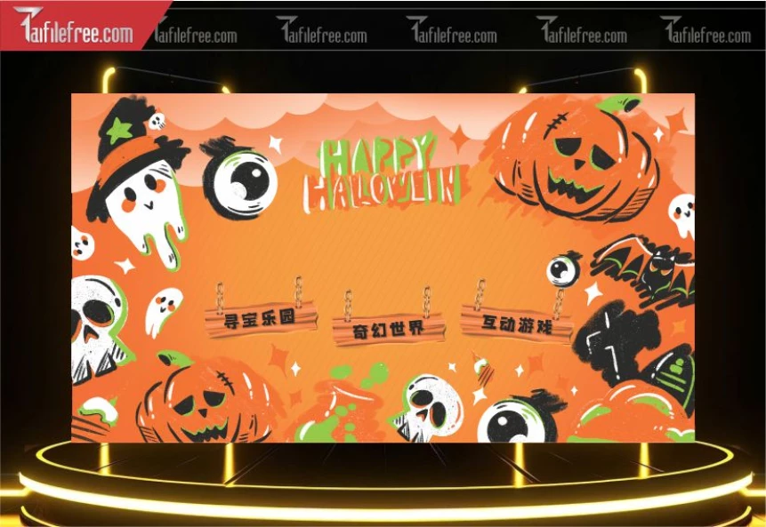 Phông Nền Halloween đẹp, ấn tượng_HLW128