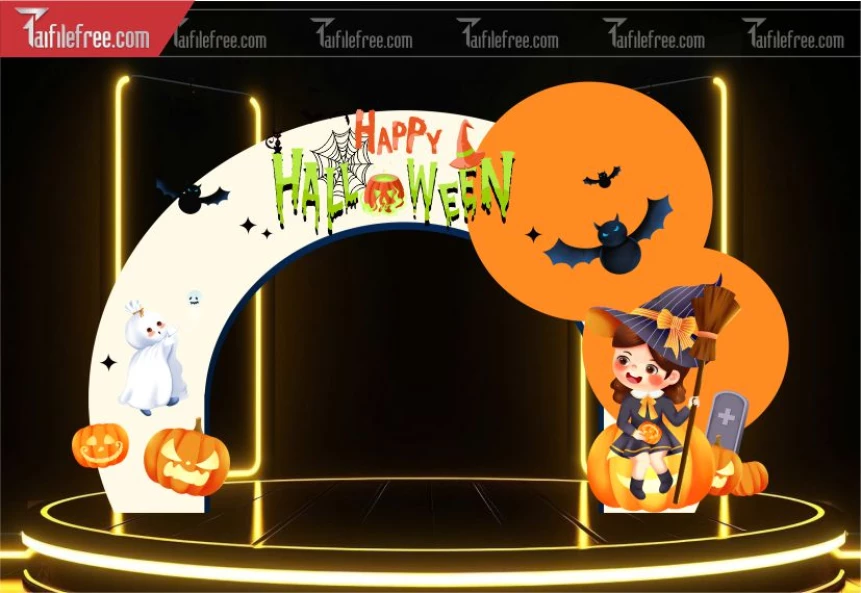 Background Halloween đẹp, ấn tượng_HLW134