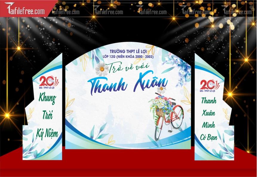 Mẫu Market Họp Lớp, Hội Khóa, Ngày Trở Về Đẹp_HL60