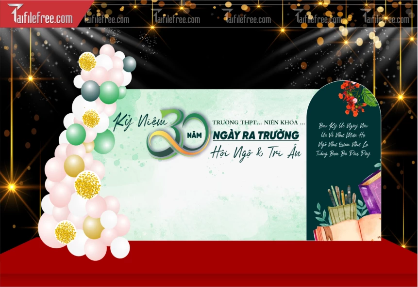 Mẫu Market Họp Lớp, Hội Khóa, Ngày Trở Về Đẹp_HL62