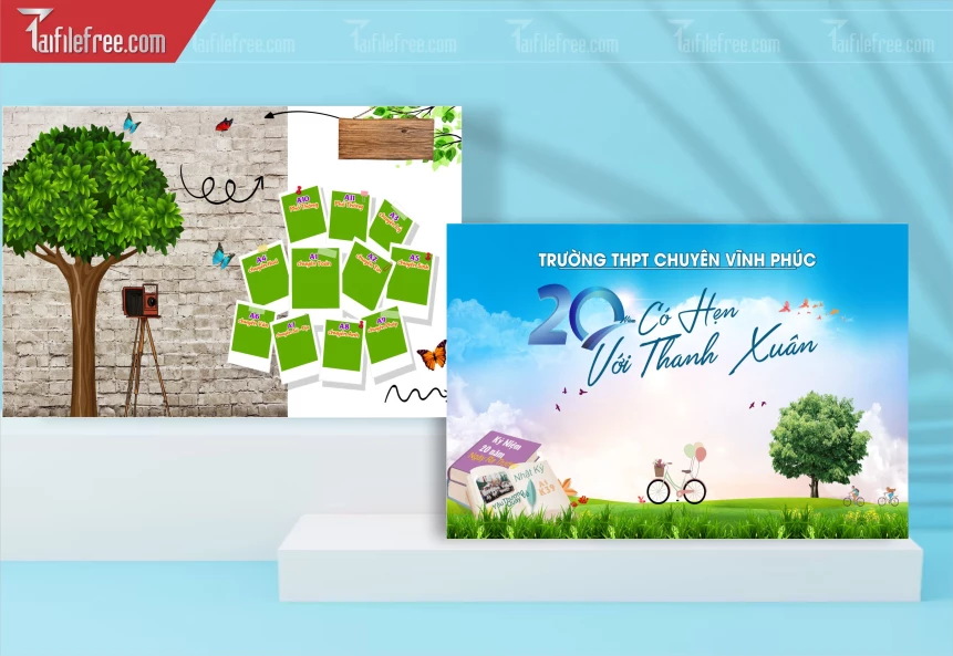 Mẫu Giấy Mời Họp Lớp, Hội Khóa, Ngày Trở Về Đẹp_HL73