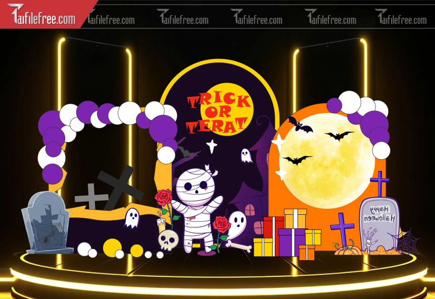 Background Halloween đẹp, ấn tượng_HLW101