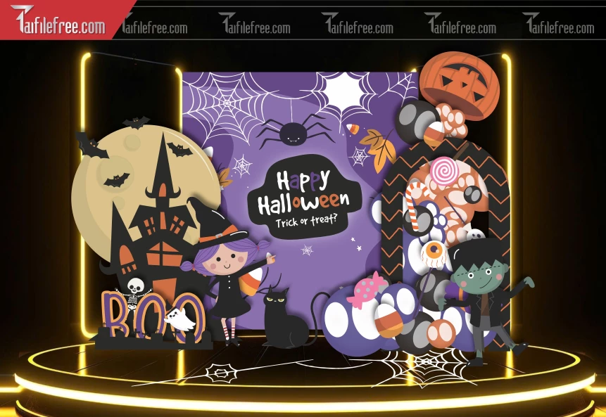 Background Halloween đẹp, ấn tượng_HLW103