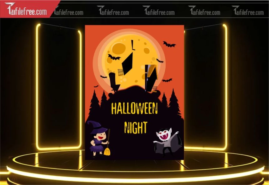 Poster Halloween đẹp, ấn tượng_HL145