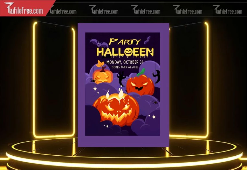 Poster Halloween đẹp, ấn tượng_HL146
