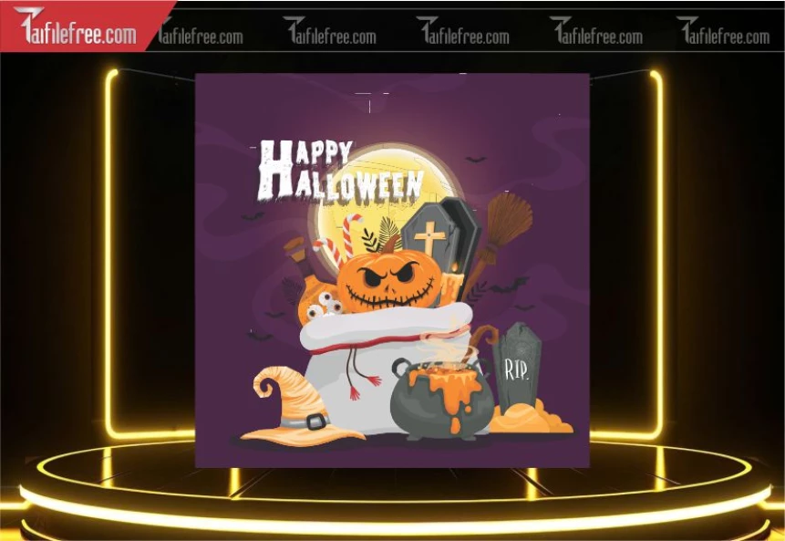 Poster Halloween đẹp, ấn tượng_HL152