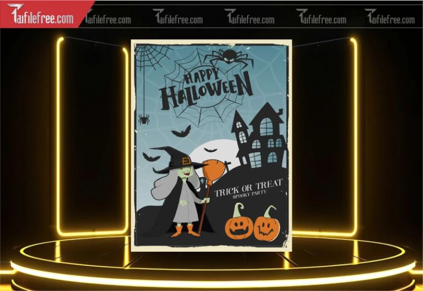 Poster Halloween đẹp, ấn tượng_HLW73