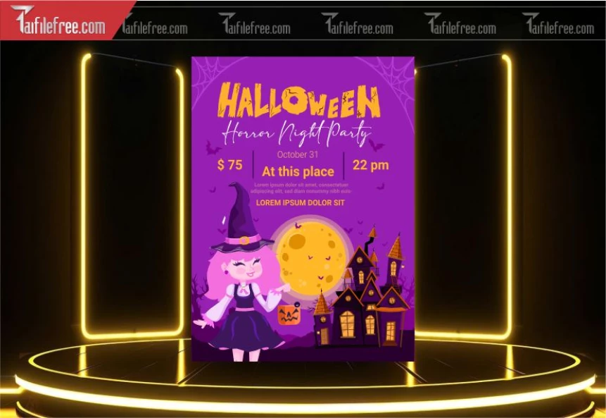 Poster Halloween đẹp, ấn tượng_HLW74