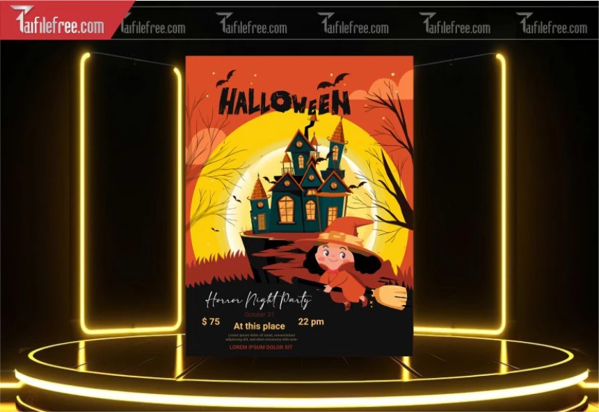Poster Halloween đẹp, ấn tượng_HLW75