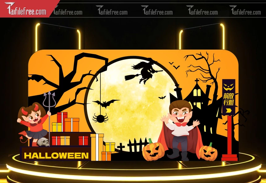 Background Halloween đẹp, ấn tượng_HLW92
