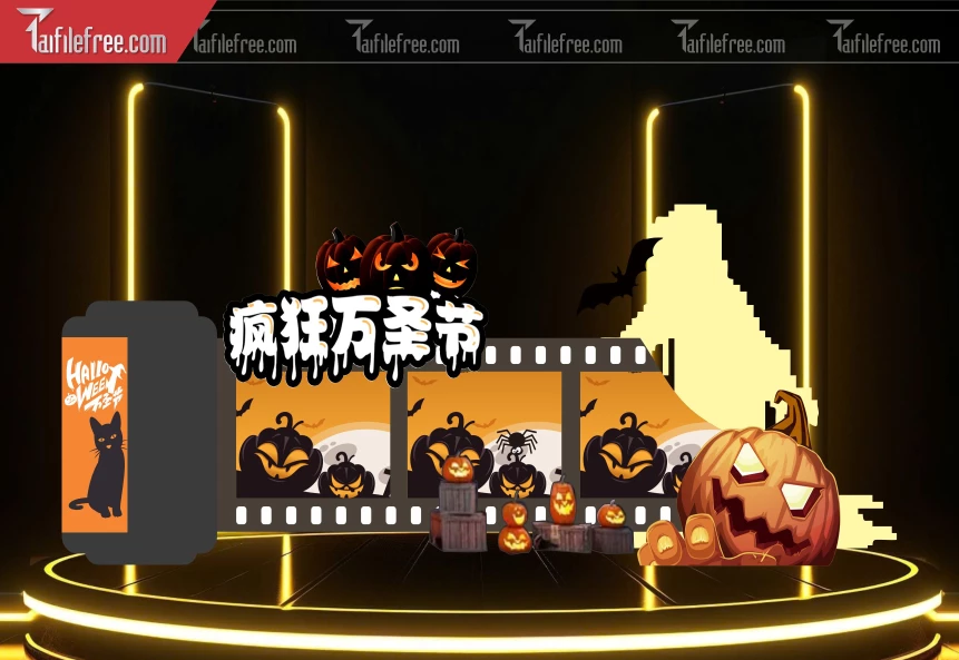 Background Halloween đẹp, ấn tượng_HLW93