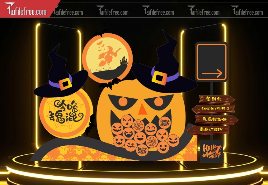 Background Halloween đẹp, ấn tượng_HLW94