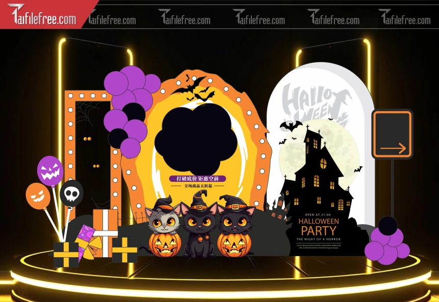Background Halloween đẹp, ấn tượng_HLW95