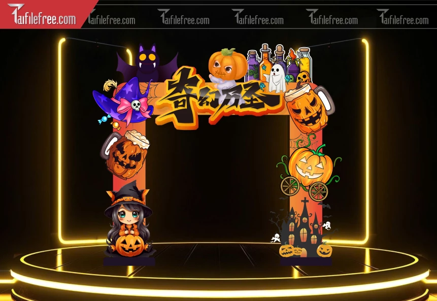 Background Halloween đẹp, ấn tượng_HLW96