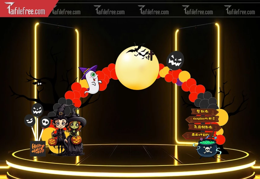 Background Halloween đẹp, ấn tượng_HLW97