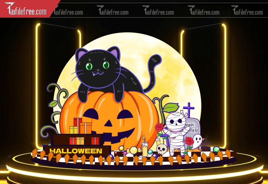Background Halloween đẹp, ấn tượng_HLW98
