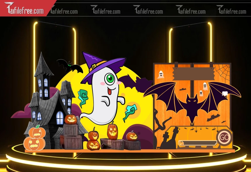 Background Halloween đẹp, ấn tượng_HLW99