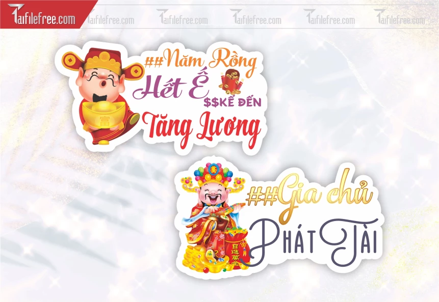 Mẫu Hashtag Xuân Năm Mới Tăng Lương, Gia Chủ Phát Tài_HTT02