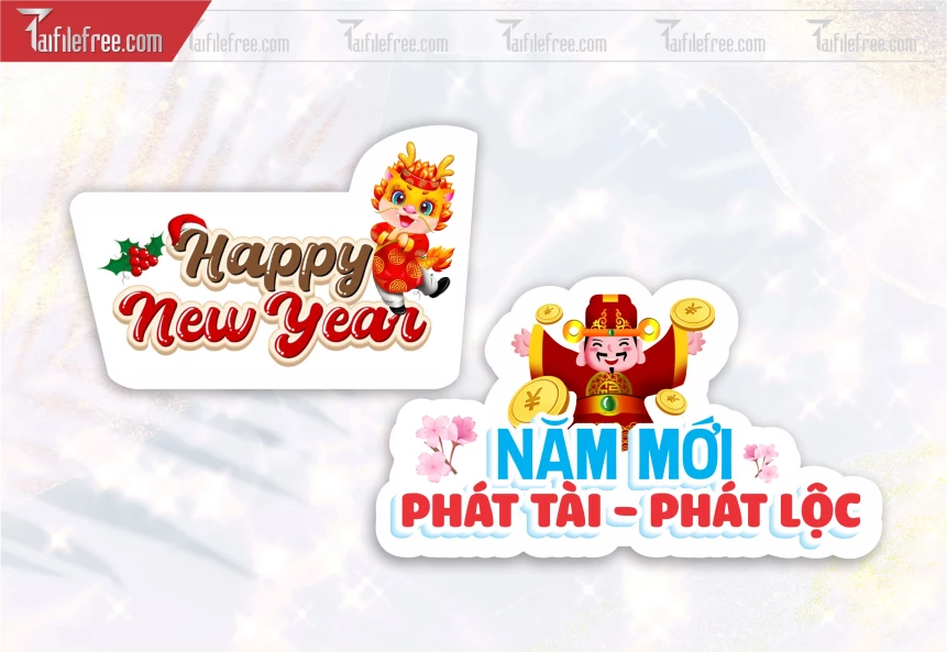 Mẫu Hashtag Tết Năm Mới Phát Tài Phát Lộc_HTT13
