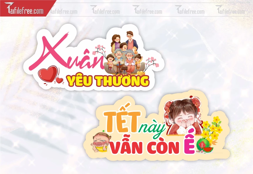 Mẫu Hashtag Tết, Xuân Yêu Thương_HTT21