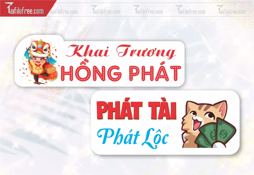Mẫu Hashtag Khai Trương Hồng Phát, Hashtag Phát Tài Phát Lộc_HTT45