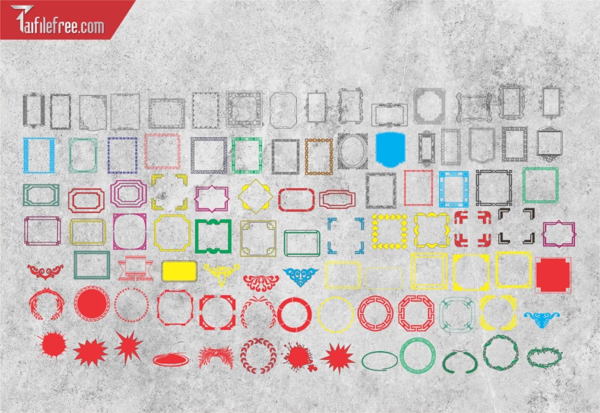 Hoa Văn Khung Viền, Hoa Văn Tròn_HV250