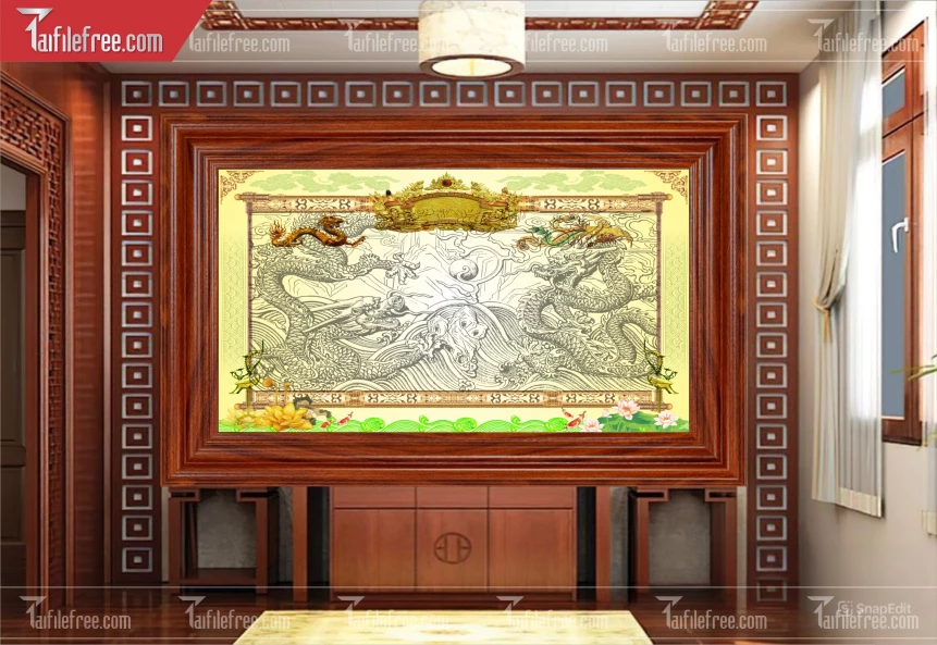 Mẫu Gia Phả Dòng Họ, Gia Tộc File Corel_HV262