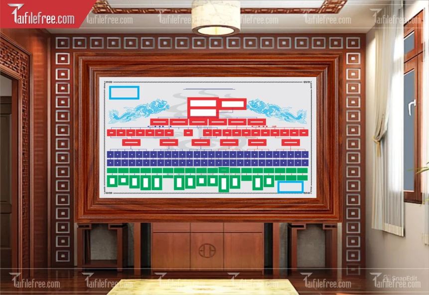 Mẫu Gia Phả Dòng Họ, Gia Tộc File Corel_HV266