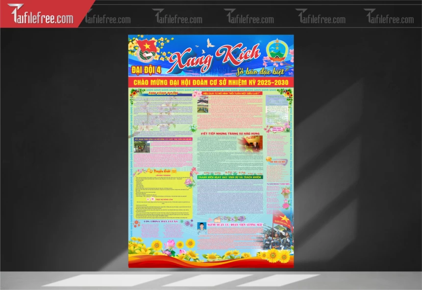 Báo Tường Quân Đội Phòng Không Không Quân Đại Đội 4 Xung Kích_HV311