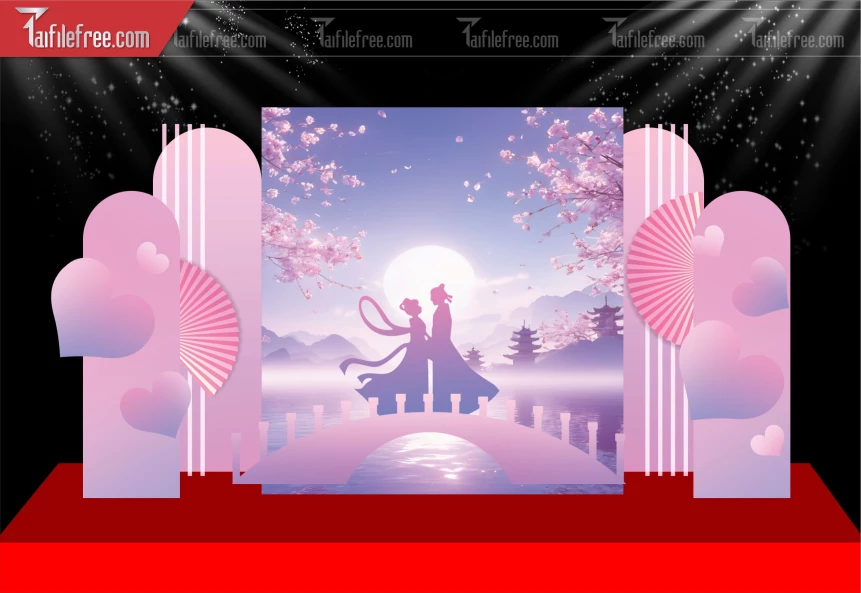 Mẫu Thiết Kế Background Ngày Valentine 14-02_L50