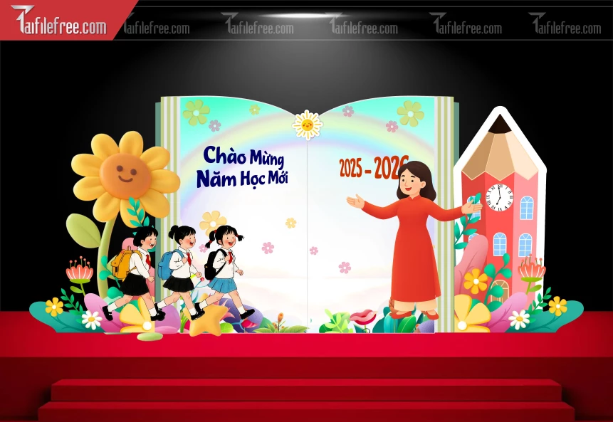 Background Nền Chào Mừng Năm Học Mới_LG101