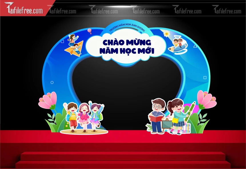 Background Nền Chào Mừng Năm Học Mới_LG104