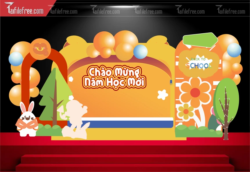 Background Nền Chào Mừng Năm Học Mới_LG105