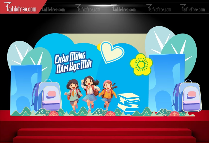 Background Nền Chào Mừng Năm Học Mới_LG112