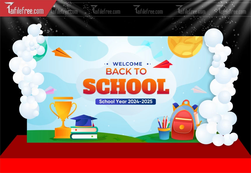 Phông Nền Nền Chào Mừng Năm Học Mới_LG115