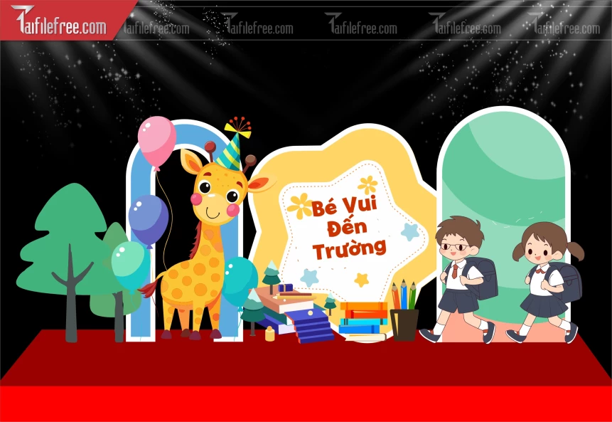 Background Nền Chào Mừng Năm Học Mới_LG118