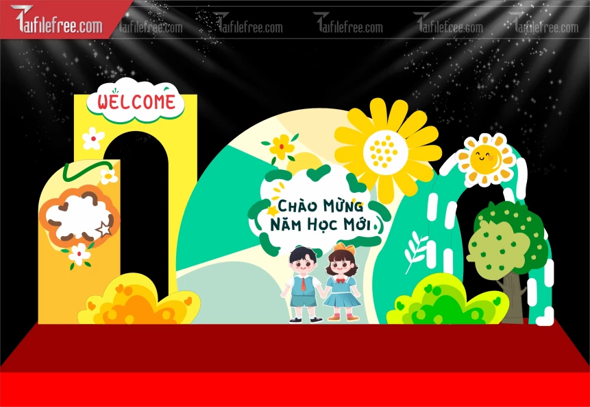 Background Nền Chào Mừng Năm Học Mới_LG120