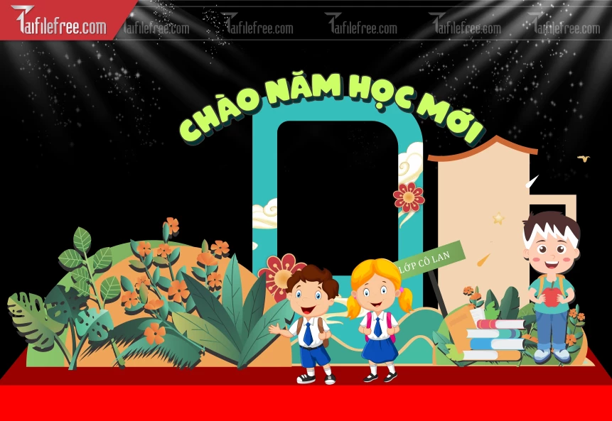 Background Nền Chào Mừng Năm Học Mới_LG141