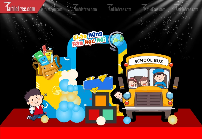 Background Chào Mừng Năm Học Mới_LG145