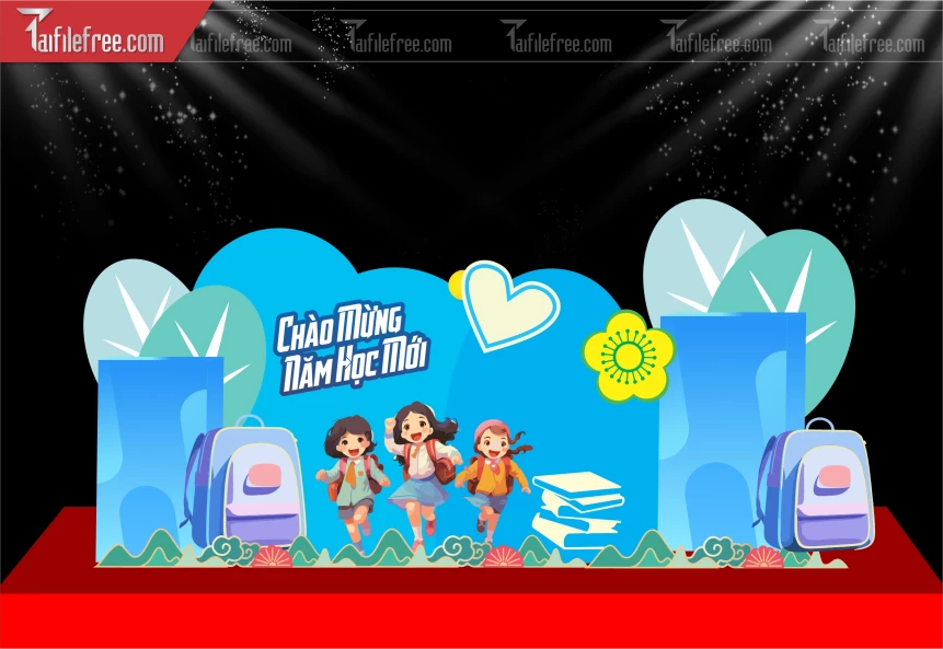 Background Chào Mừng Năm Học Mới_LG146