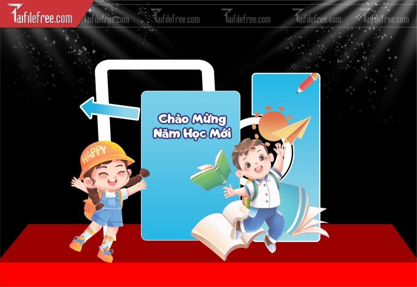 Background Chào Mừng Năm Học Mới_LG147