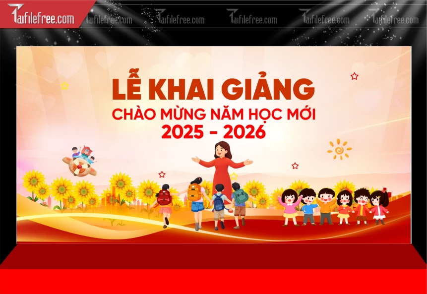 Background Chào Mừng Năm Học Mới_LG151