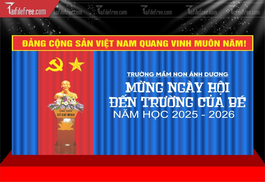Phông Nền Ngày Hội Đến Trường Của Bé_LG156